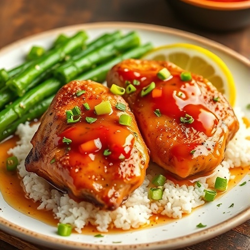 Ginger Glazed Chicken Thighs