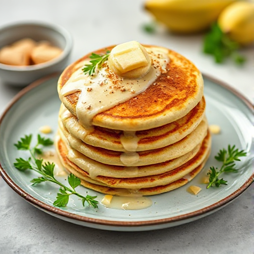 Ginger-Cilantro Pancakes