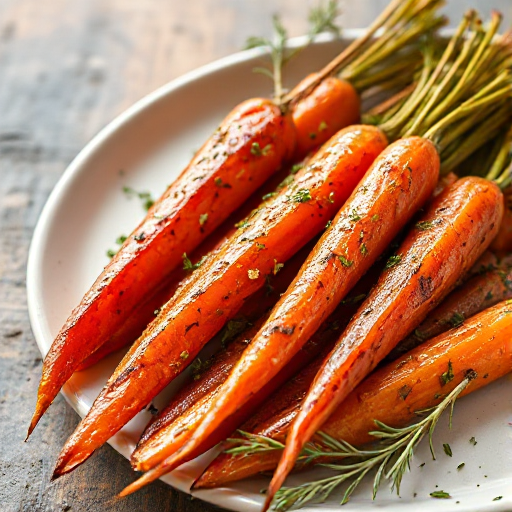 Garlic and Herb Roasted Carrots