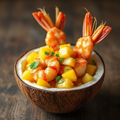 Coconut Shrimp with Mango Salsa