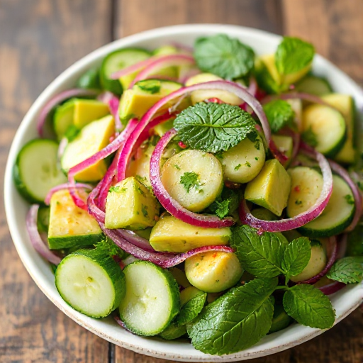 Cucumber and Avocado Salad